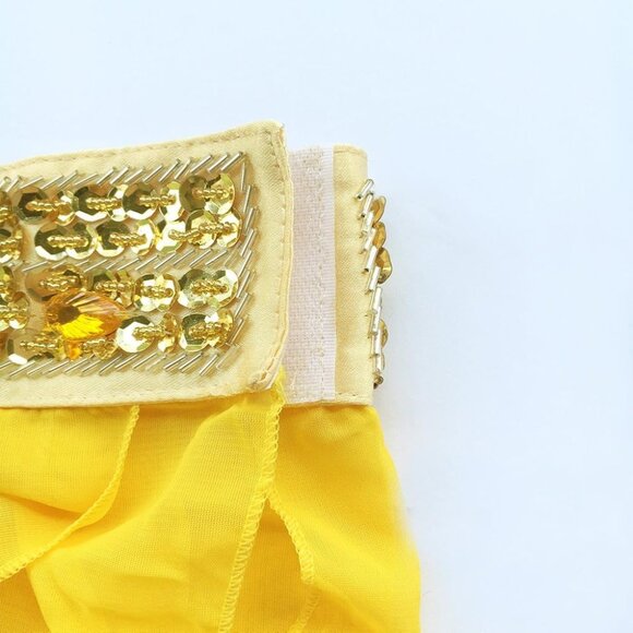 Yellow belly dancing outfit - Picture 8 of 16